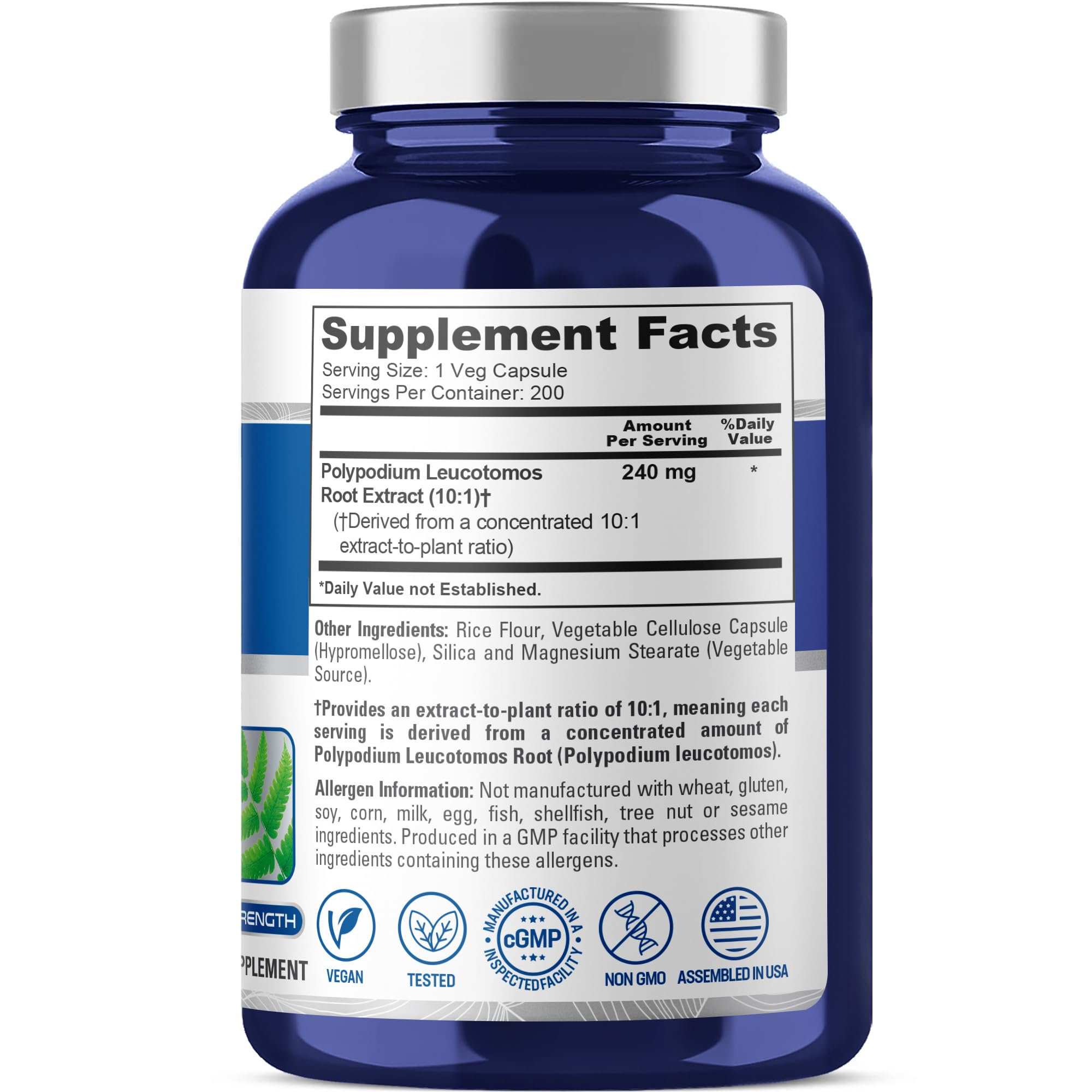 NusaPure Polypodium Leucotomos Supplement

