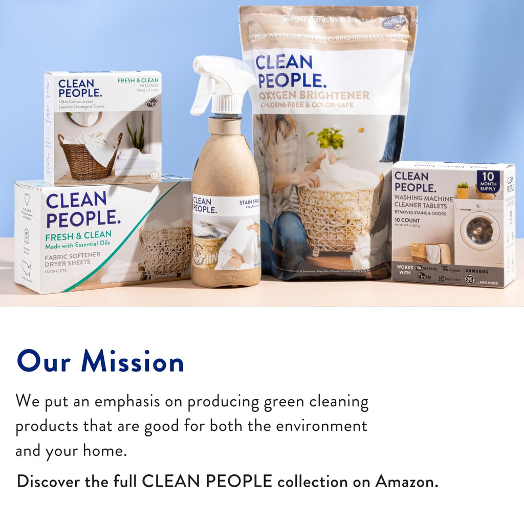 Clean People Dishwasher Detergent Tablets - Enzyme-Powered


