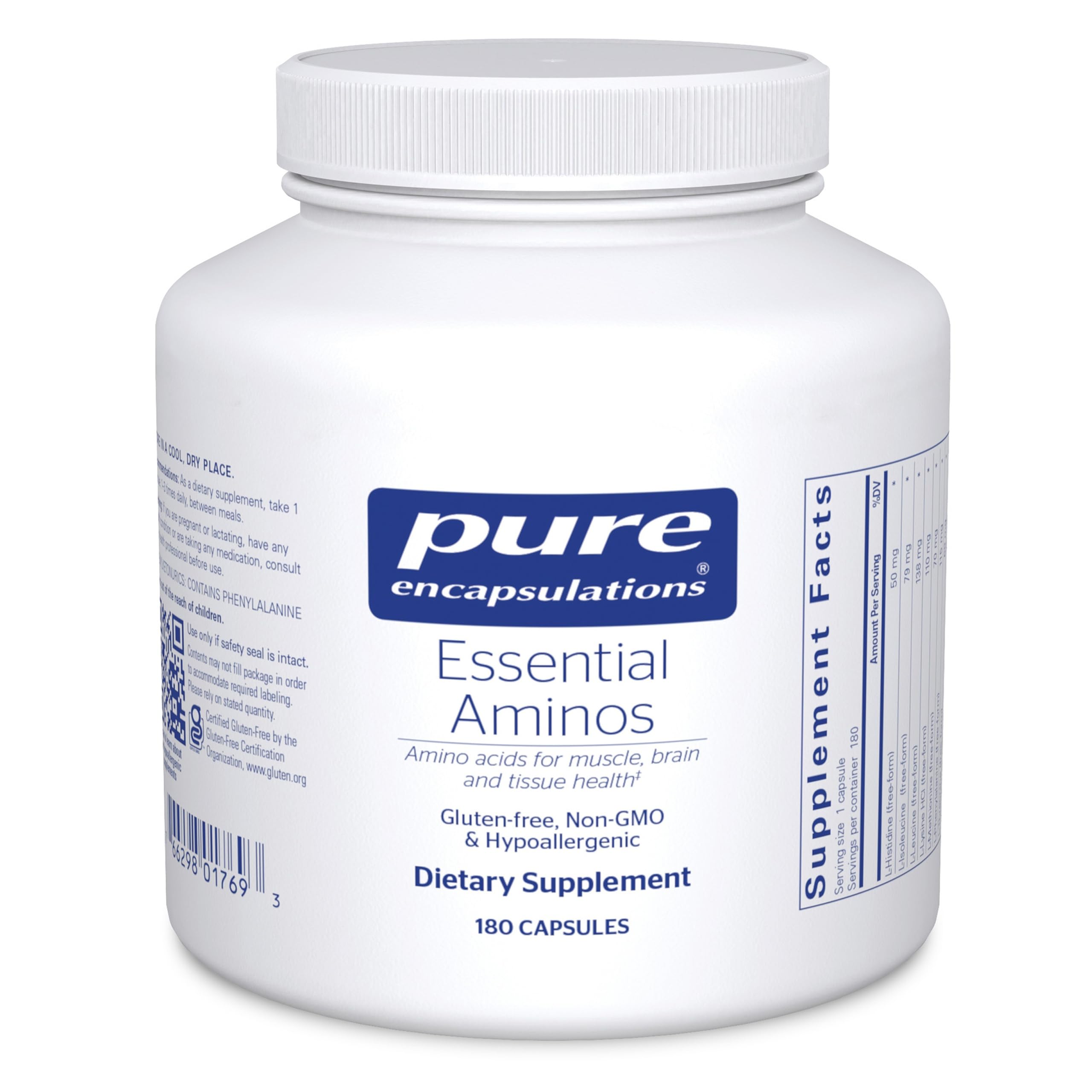 Pure Encapsulations Essential Amino Acids Muscle Recovery

