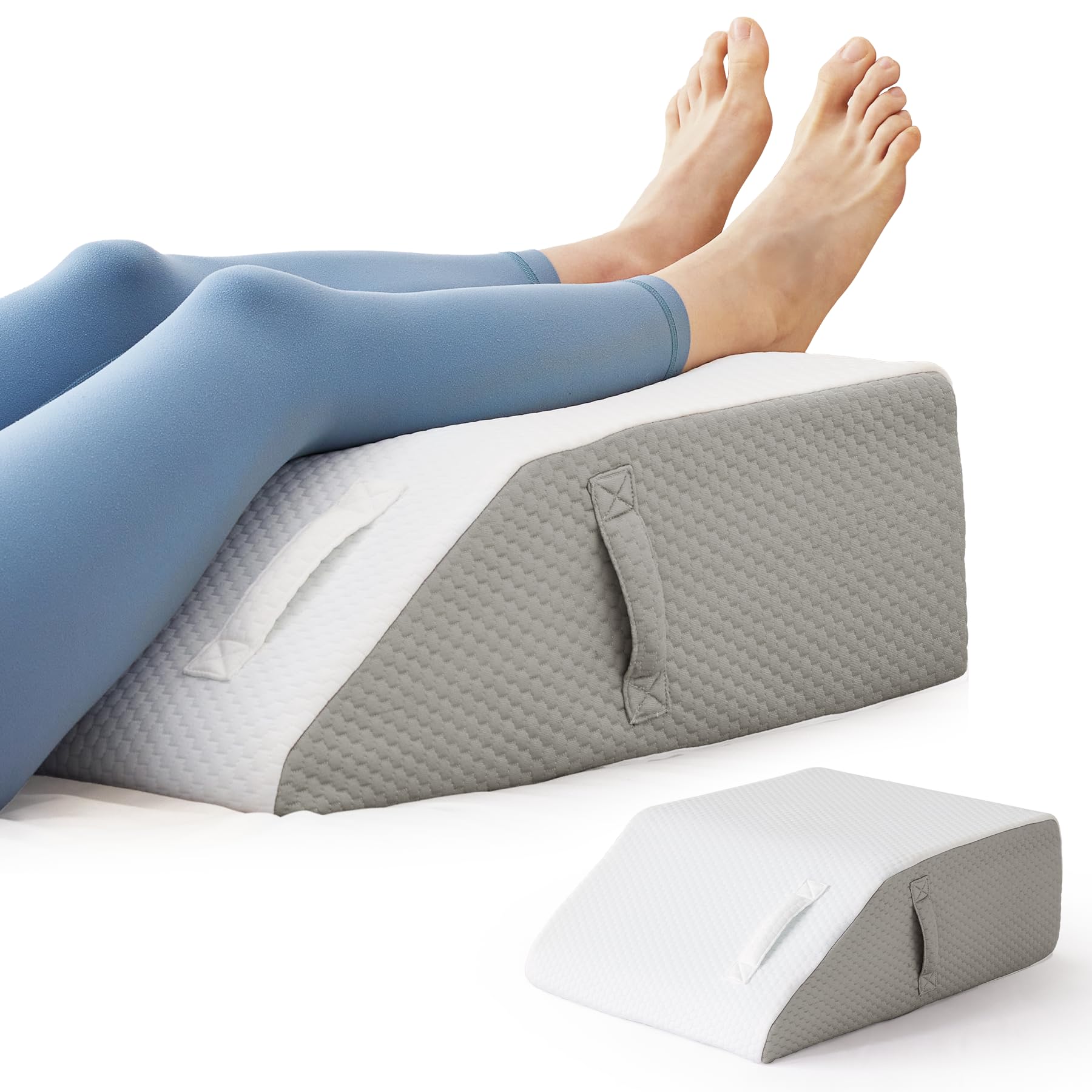 BIEEZZK Leg Elevation Pillow for Swelling & Post-Op Recovery