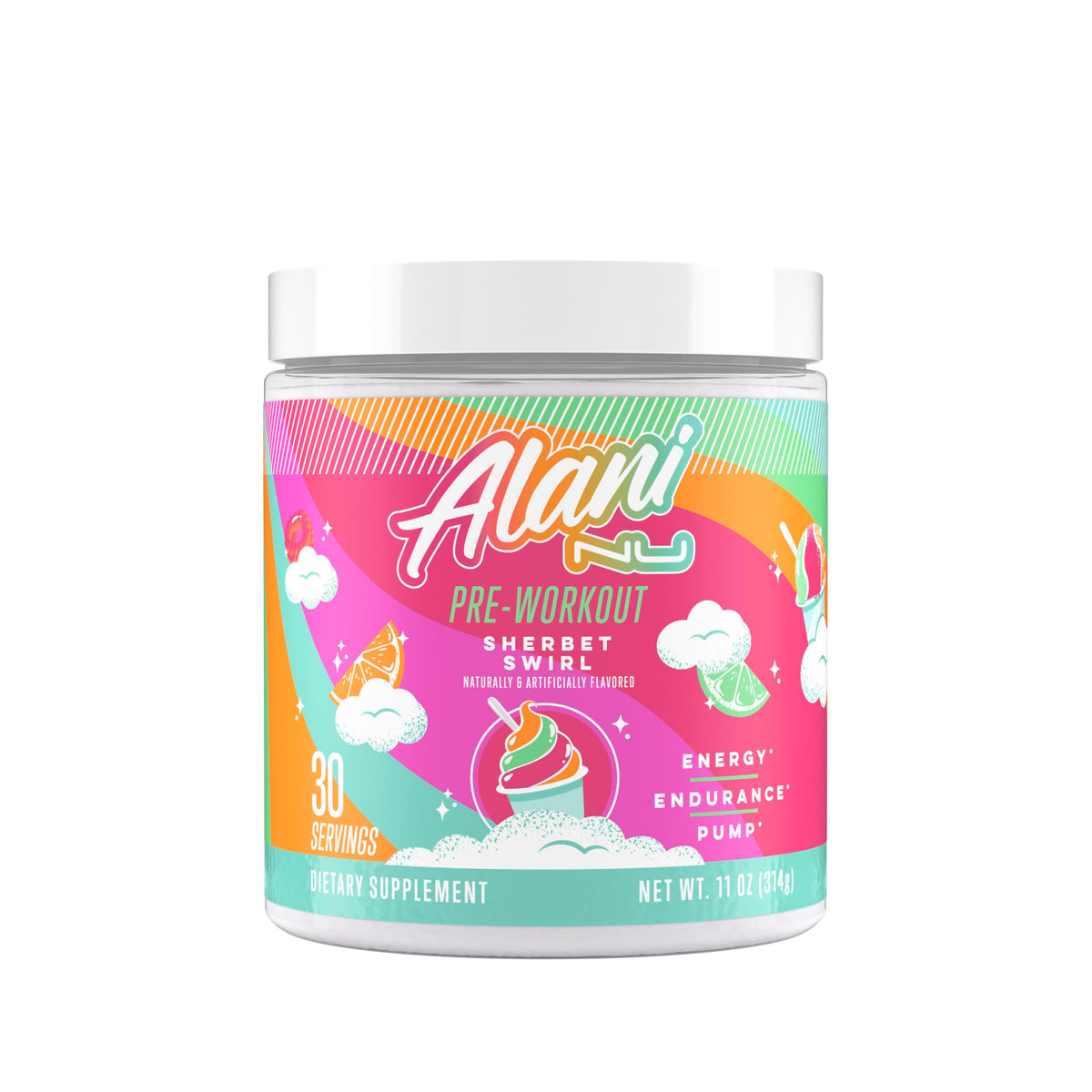 Alani Nu Pre-Workout Powder – Sugar Free, 200mg Caffeine