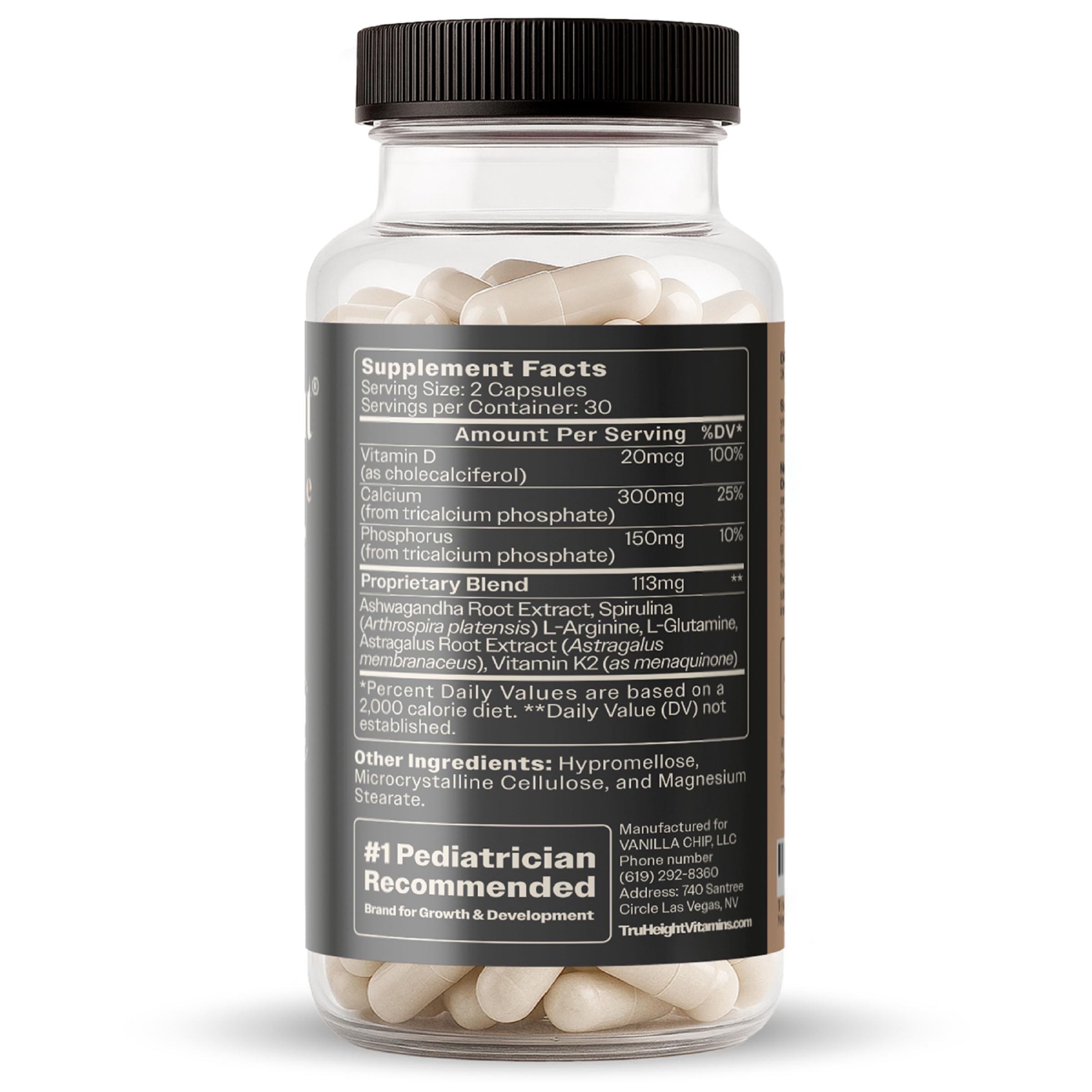 TruHeight Growth Capsules for Kids & Teens | Bone Support

