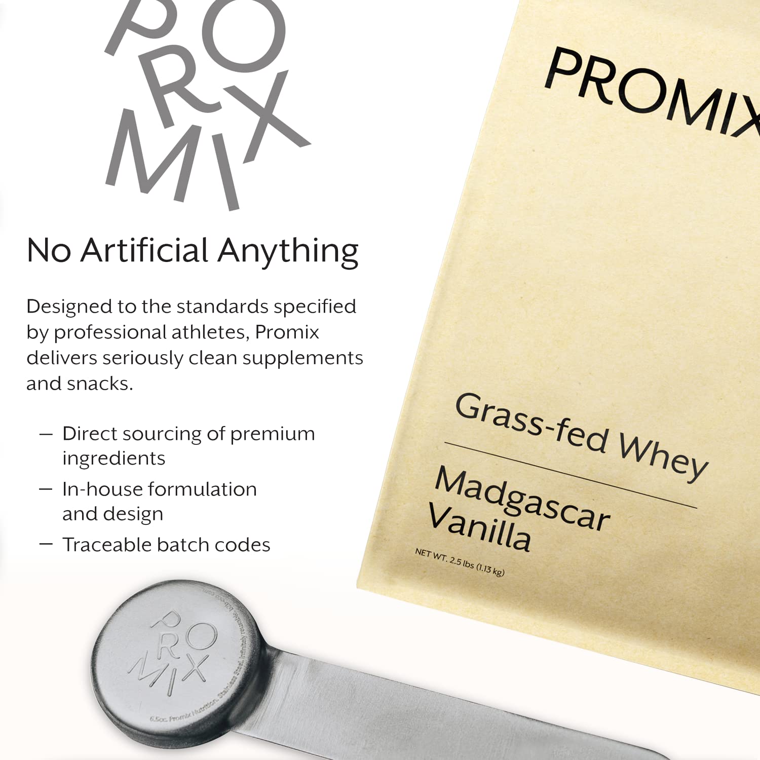 Promix Nutrition Whey Protein Powder Grass-Fed Gluten-Free

