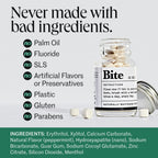 Bite Whitening Toothpaste Tablets - Fluoride-Free Nano HA


