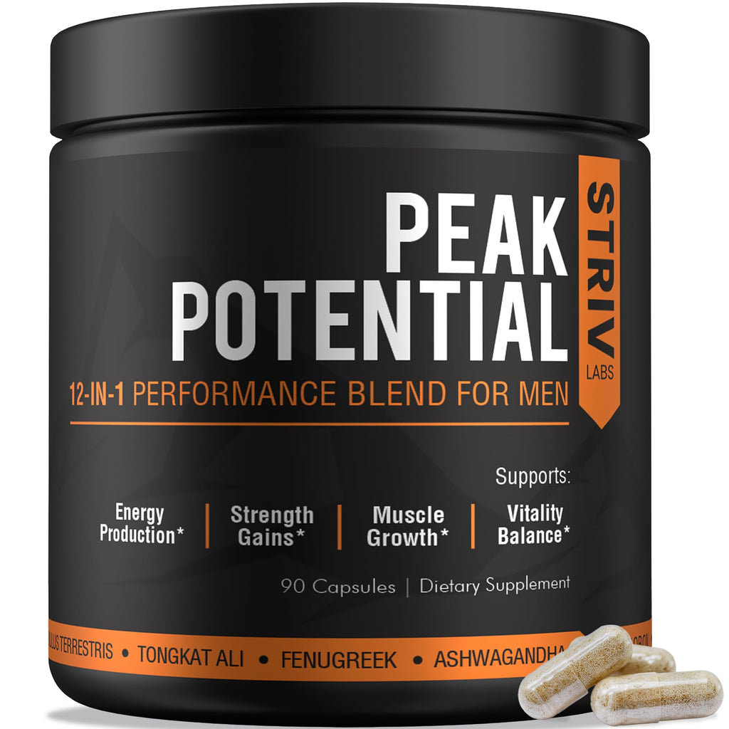 Testosterone Support for Men by Peak Potential

