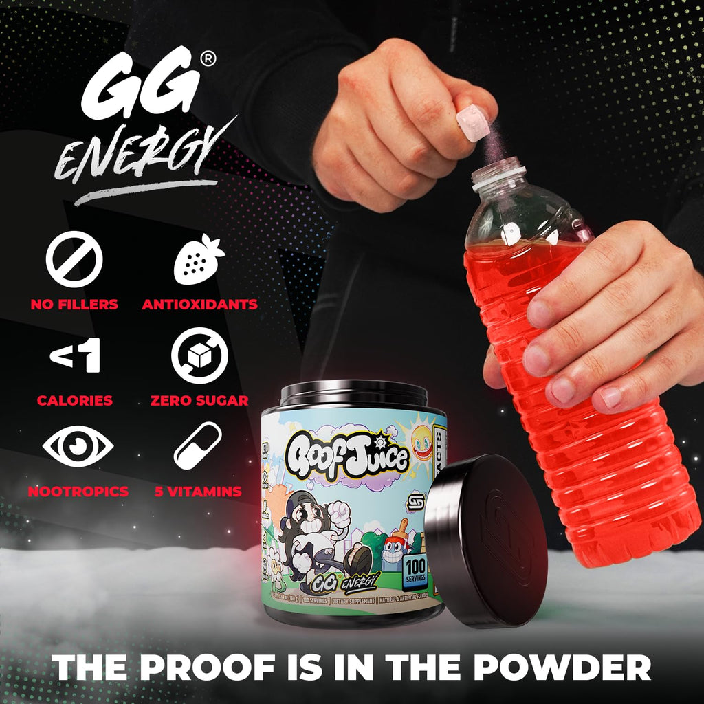 Gamer Supps GG Energy Goof Juice Powder Drink Nootropic Blend

