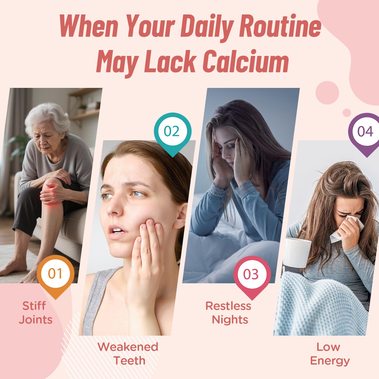 Calcium Gummies for Women – 1500mg Calcium Citrate

