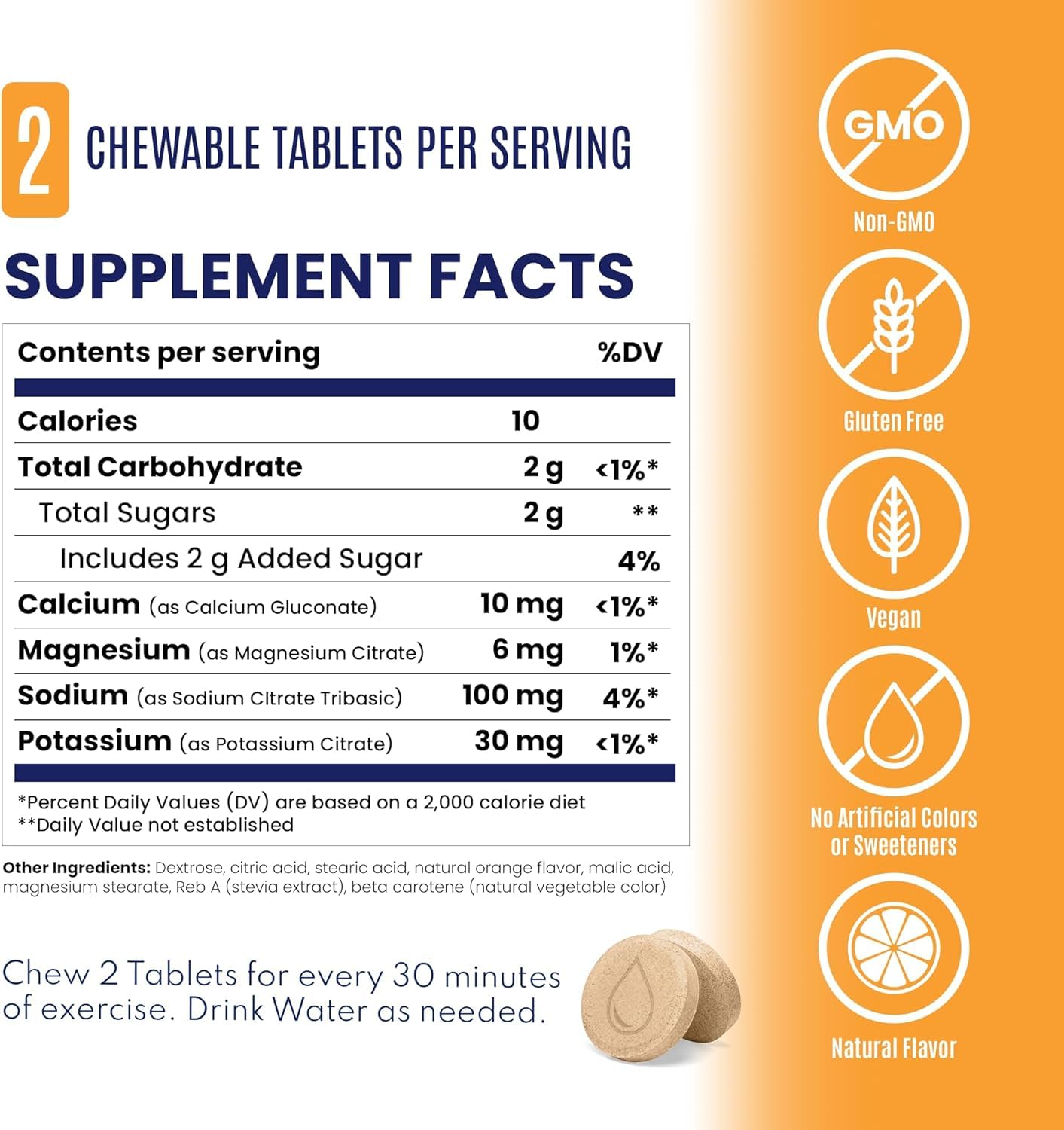 SaltStick Electrolyte FastChews Chewable Hydration Tablets

