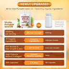 VivoNu Pumpkin Seed Oil with Saw Palmetto Hair Growth

