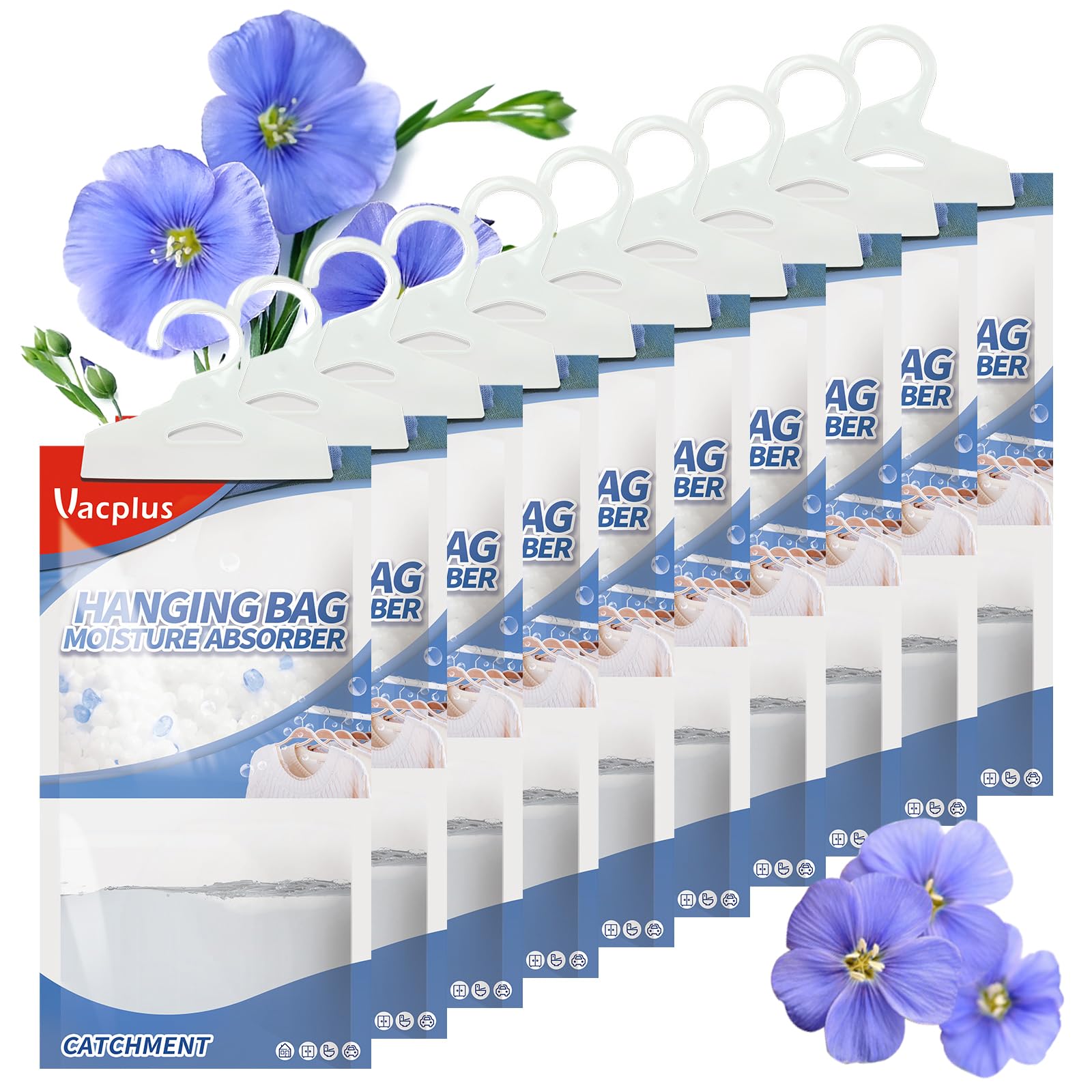 Vacplus Closet Dehumidifier Bags | Desiccant Absorbers

