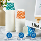 JollyPack Disposable Paper Cups - Floral Pattern

