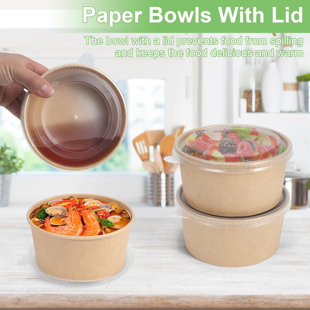 Disposable Bowls for Meals and Takeout

