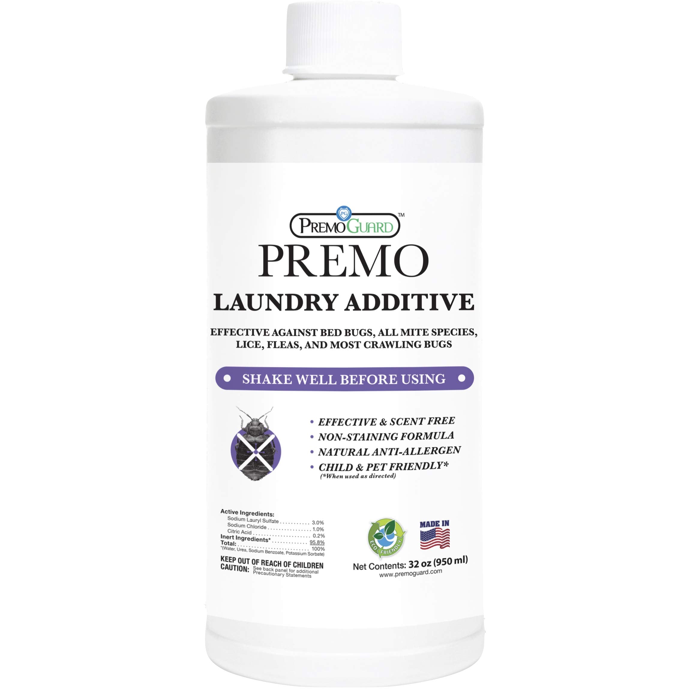 Premo Guard Bed Bug & Mite Laundry Additive – Natural

