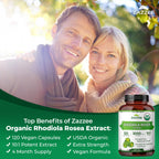 Rhodiola Extract Capsules | Zazzee Naturals

