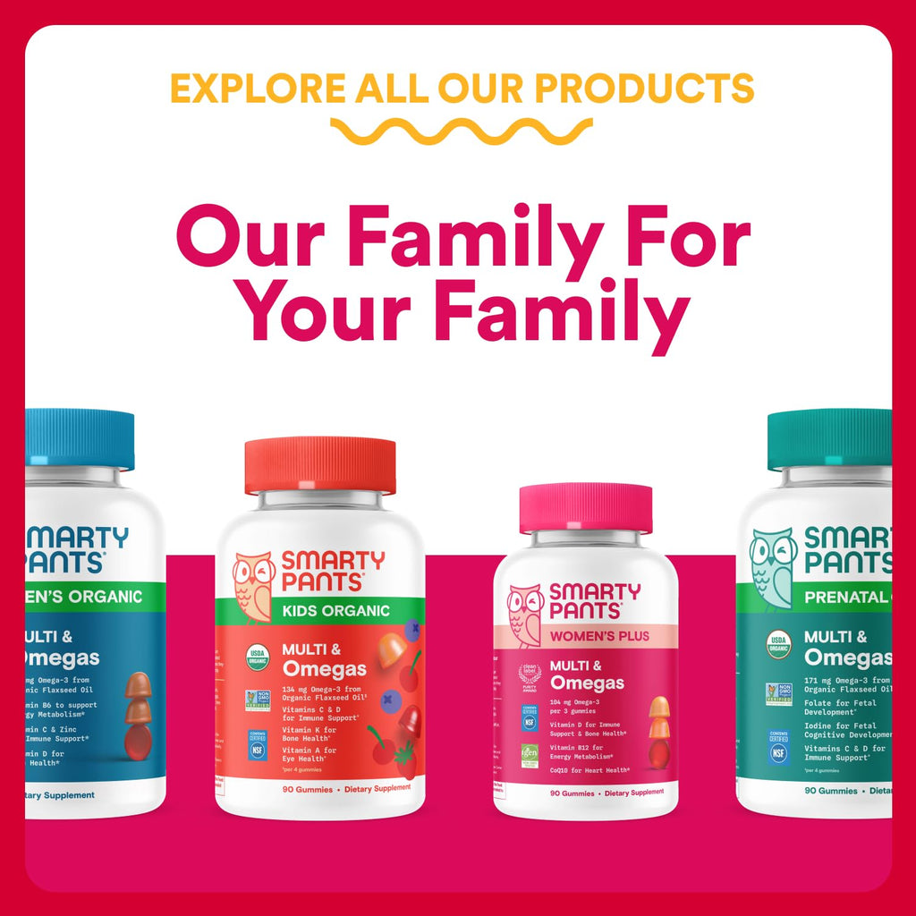 SmartyPants Organic Women's Multivitamin Gummies

