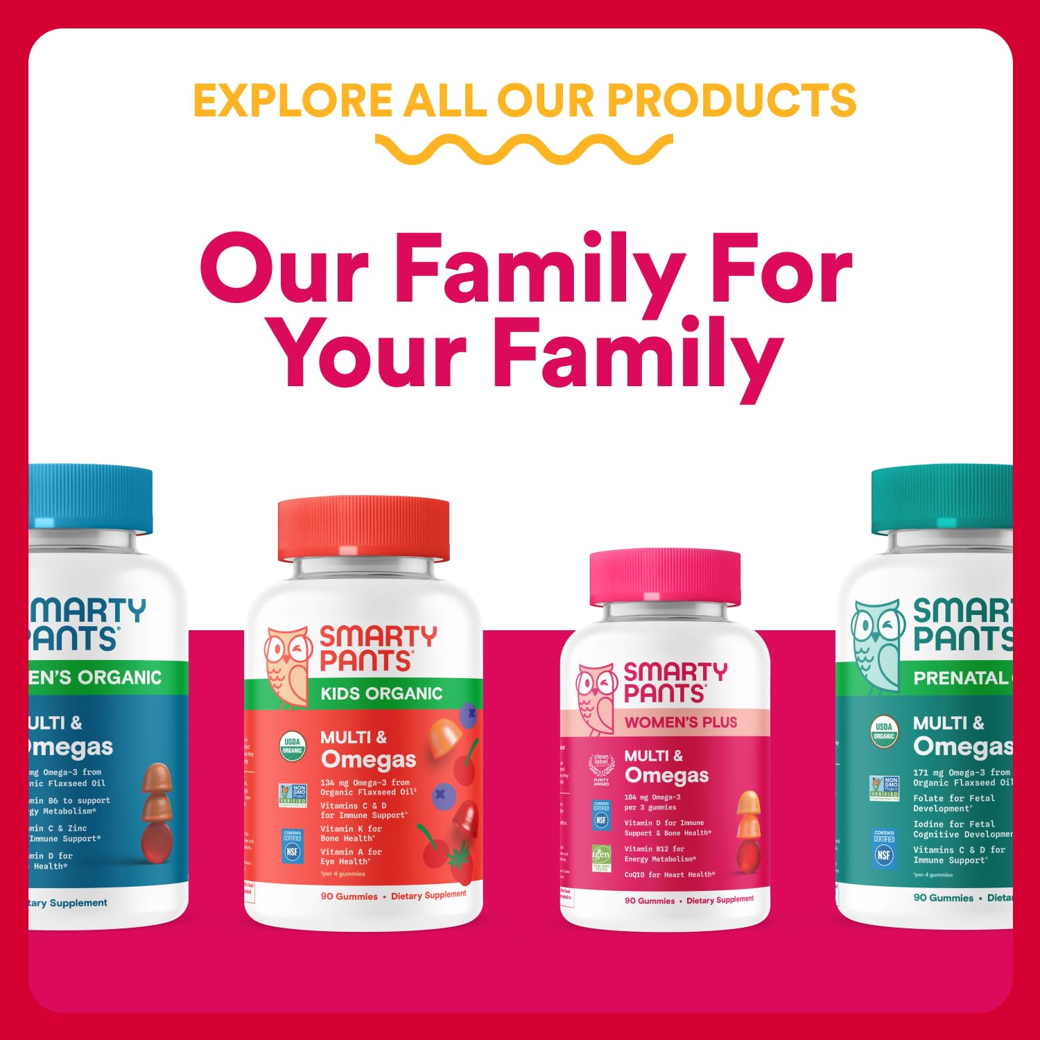 SmartyPants Organic Women's Multivitamin Gummies

