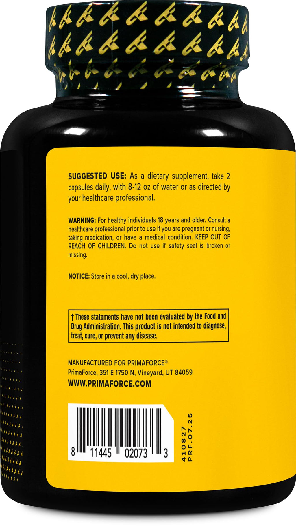 Yohimbine HCl Supplement by PrimaForce - Pure Performance

