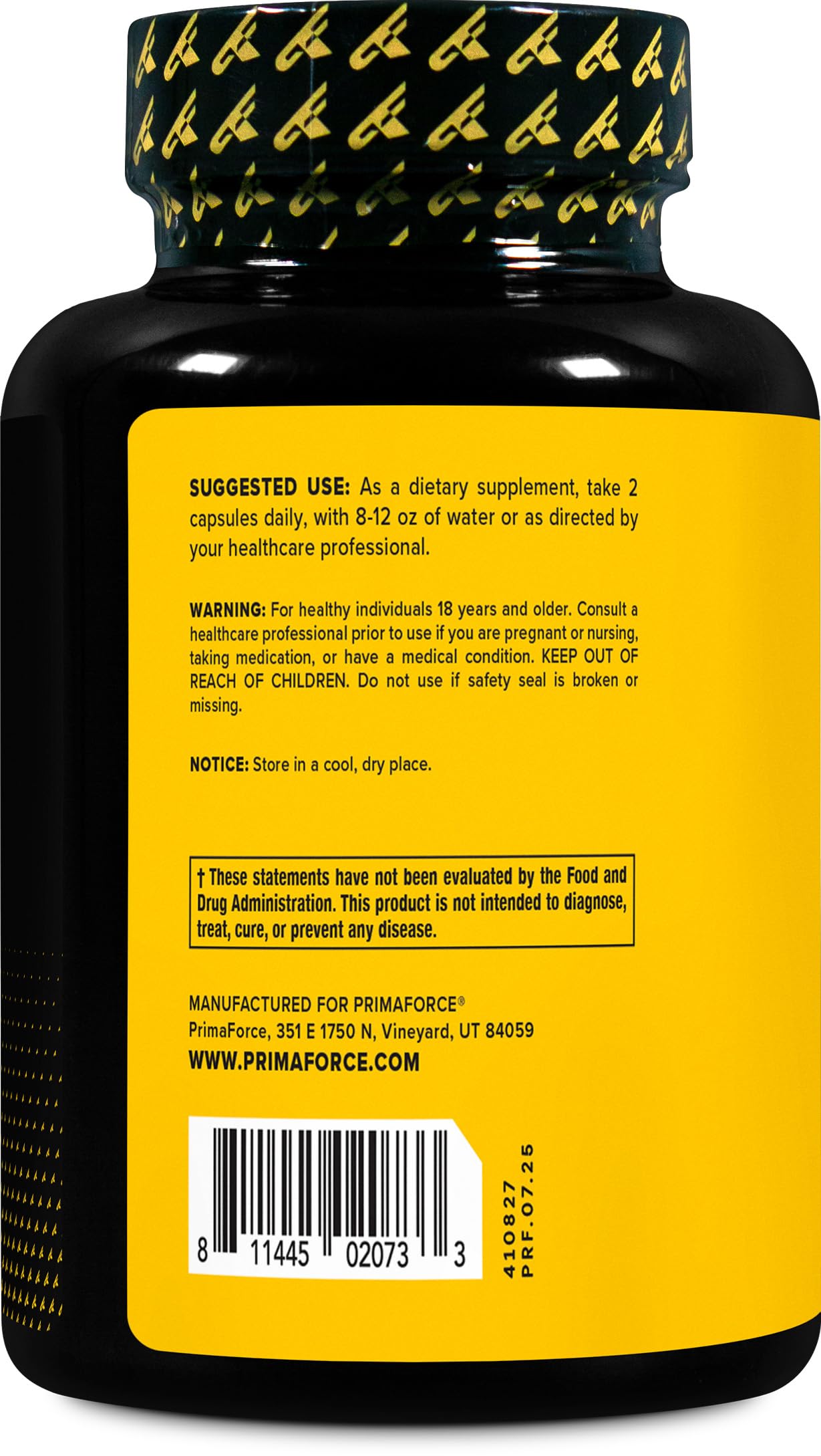 Yohimbine HCl Supplement by PrimaForce - Pure Performance

