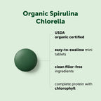 Micro Ingredients Organic Spirulina & Chlorella Mini Tablets

