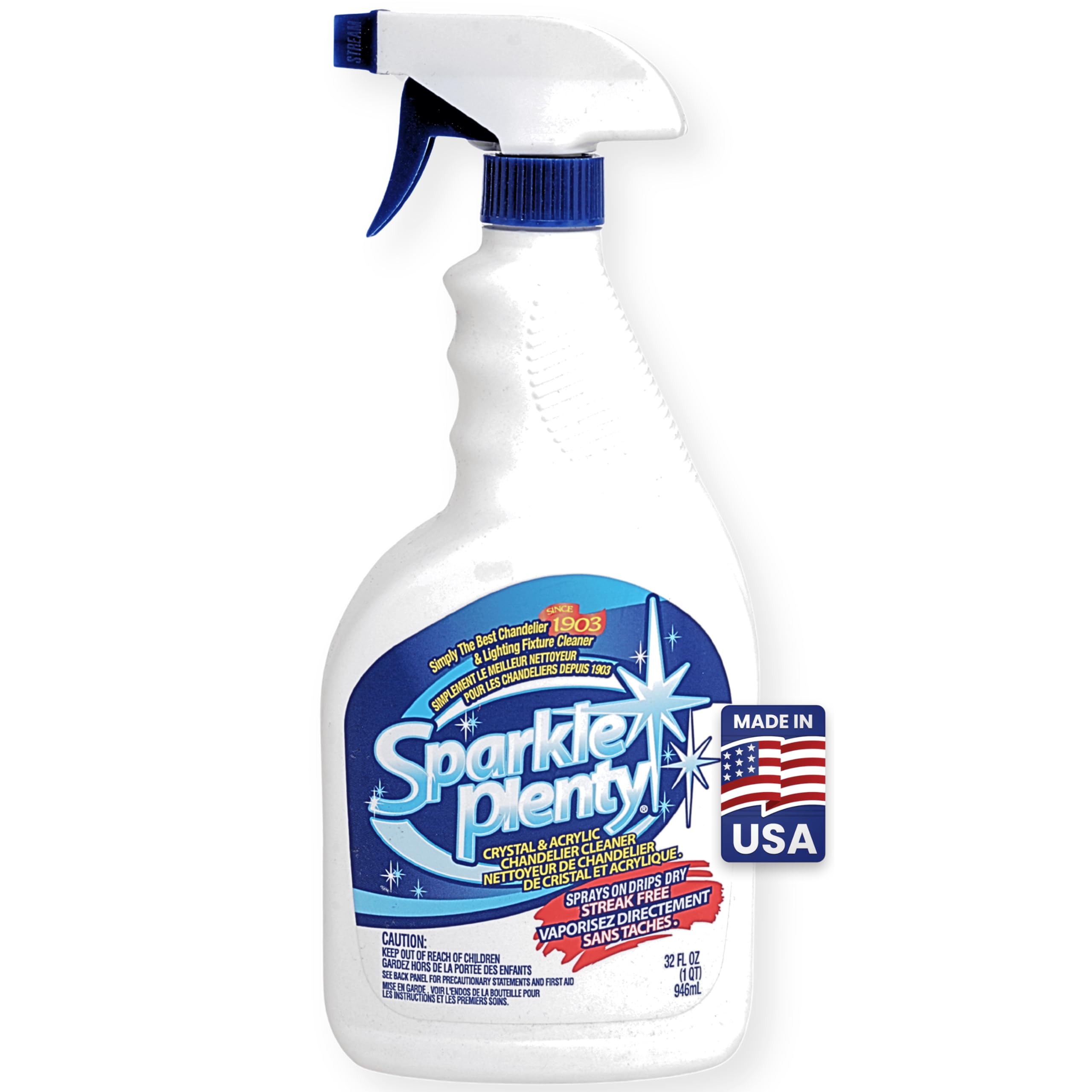 Sparkle Plenty Chandelier Cleaner Drip Dry Spray

