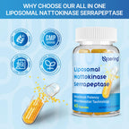 Liposomal Nattokinase & Serrapeptase Enzyme Supplement

