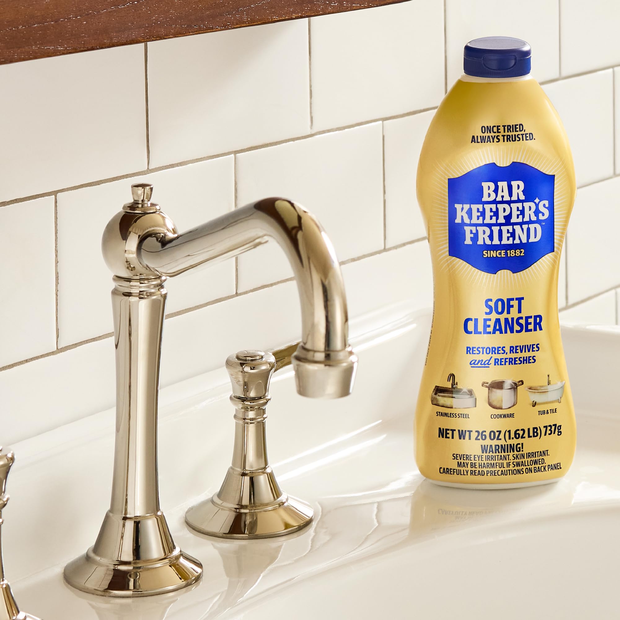 Bar Keepers Friend Soft Cleanser Liquid|Multisurface Cleaner

