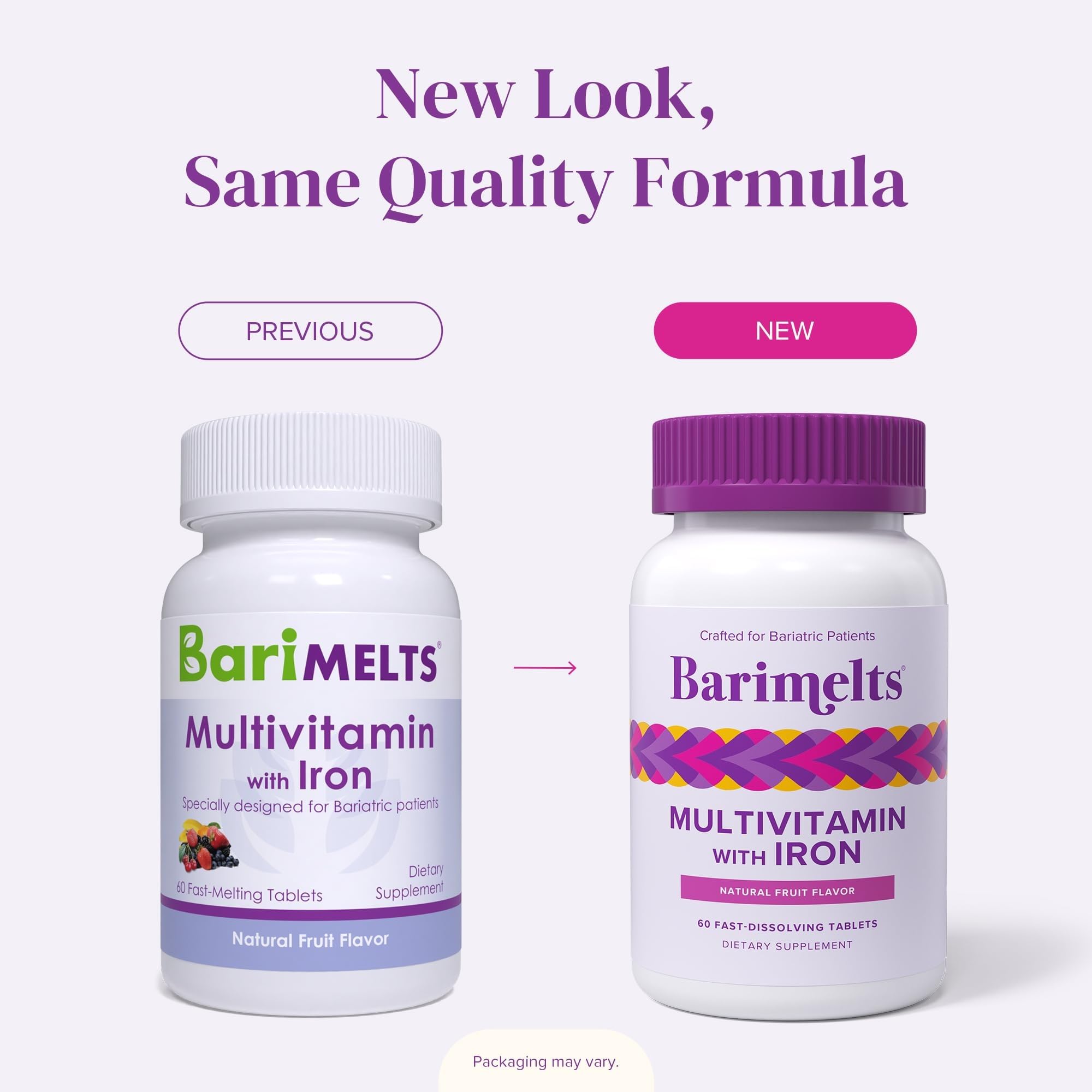 BariMelts Bariatric Multivitamin for Women with Iron

