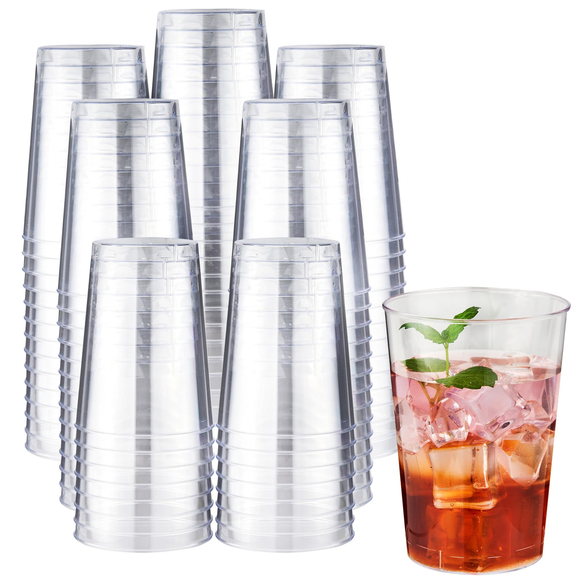 RACETOP Disposable Plastic Cups for Parties