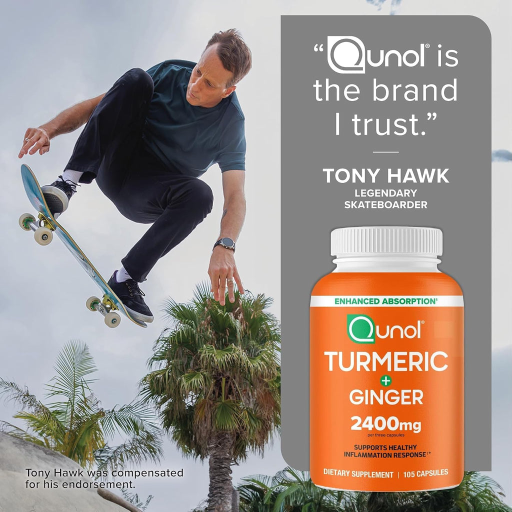 Qunol Turmeric Curcumin with Black Pepper & Ginger

