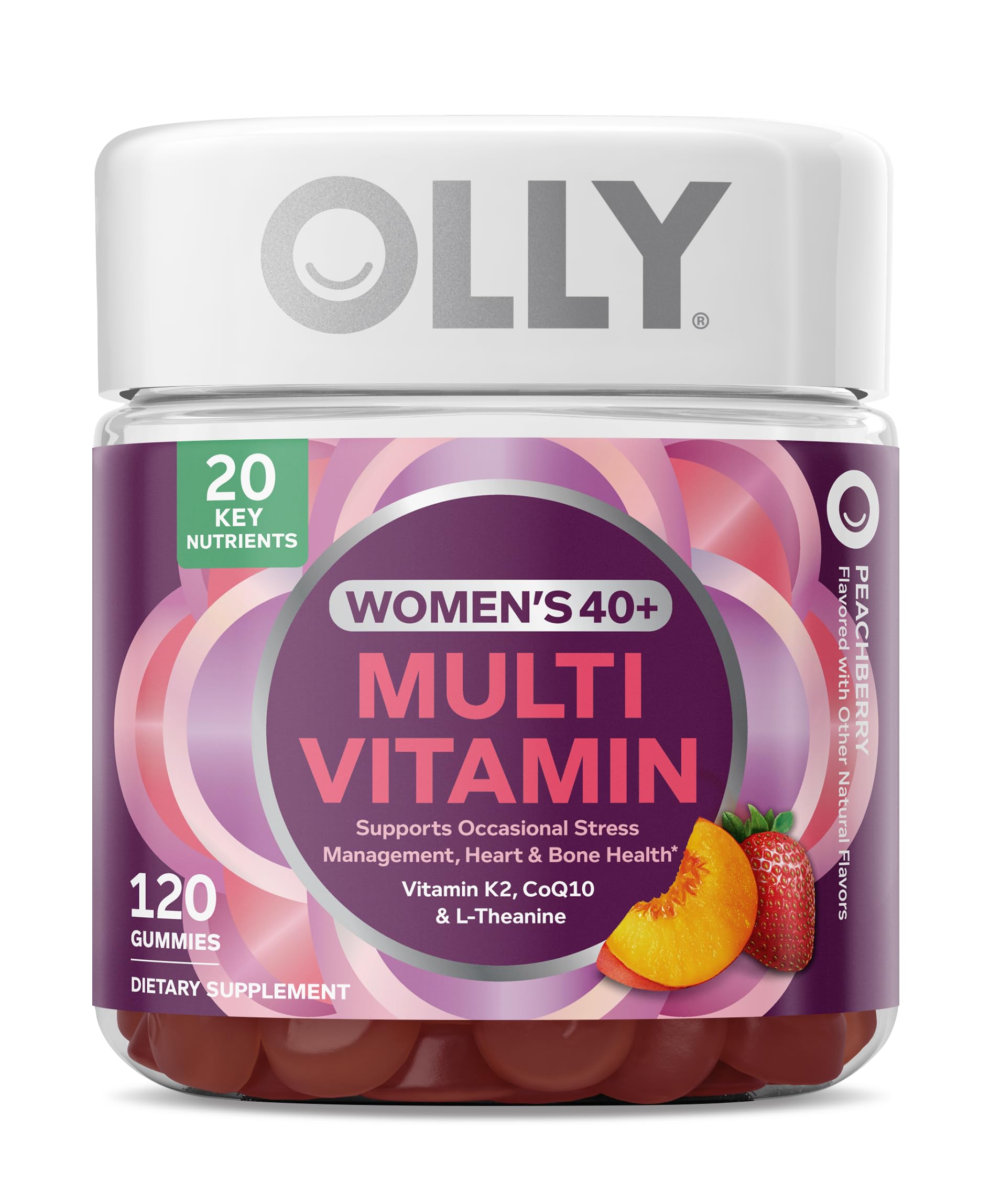 OLLY Women's Multivitamin Gummies for Heart & Immune Support

