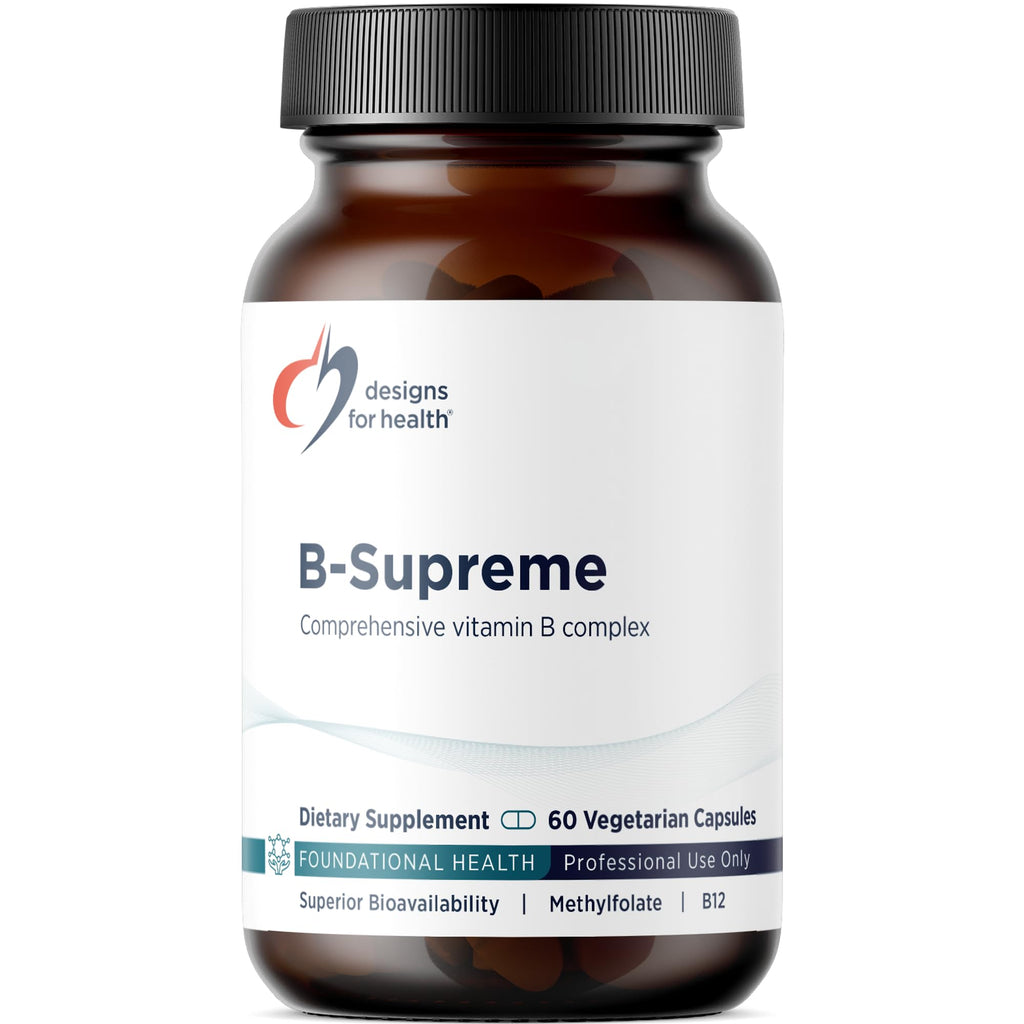 Designs for Health Methylated Vitamin B Complex Capsules