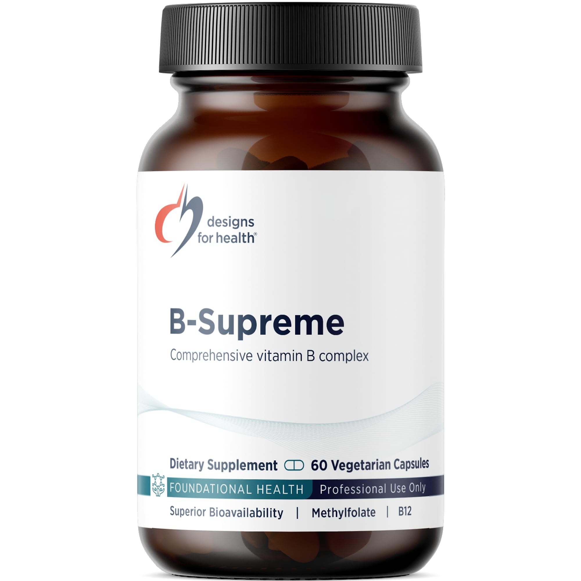 Designs for Health Methylated Vitamin B Complex Capsules