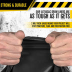 Ultrasac Heavy-Duty Drum Liners | Durable Waste Bags

