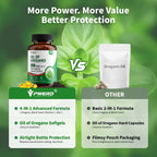 PWERD Oregano Oil Softgels with Black Seed for Immune Support

