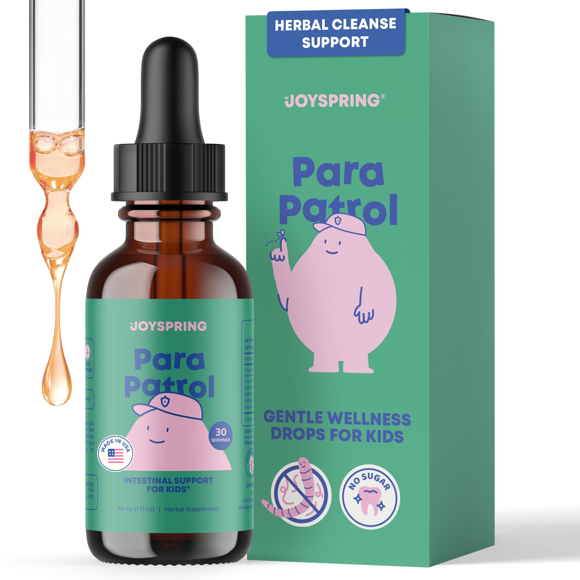 JoySpring ParaPatrol Kids Digestive Health Liquid

