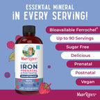 MaryRuth’s Prenatal Iron Liquid | Ferrochel Bioavailable Iron

