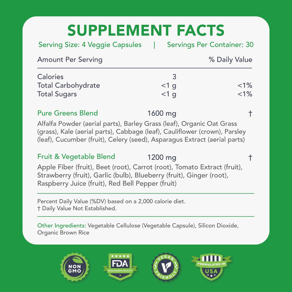 KaraMD Pure Nature Greens & Veggies Multivitamin

