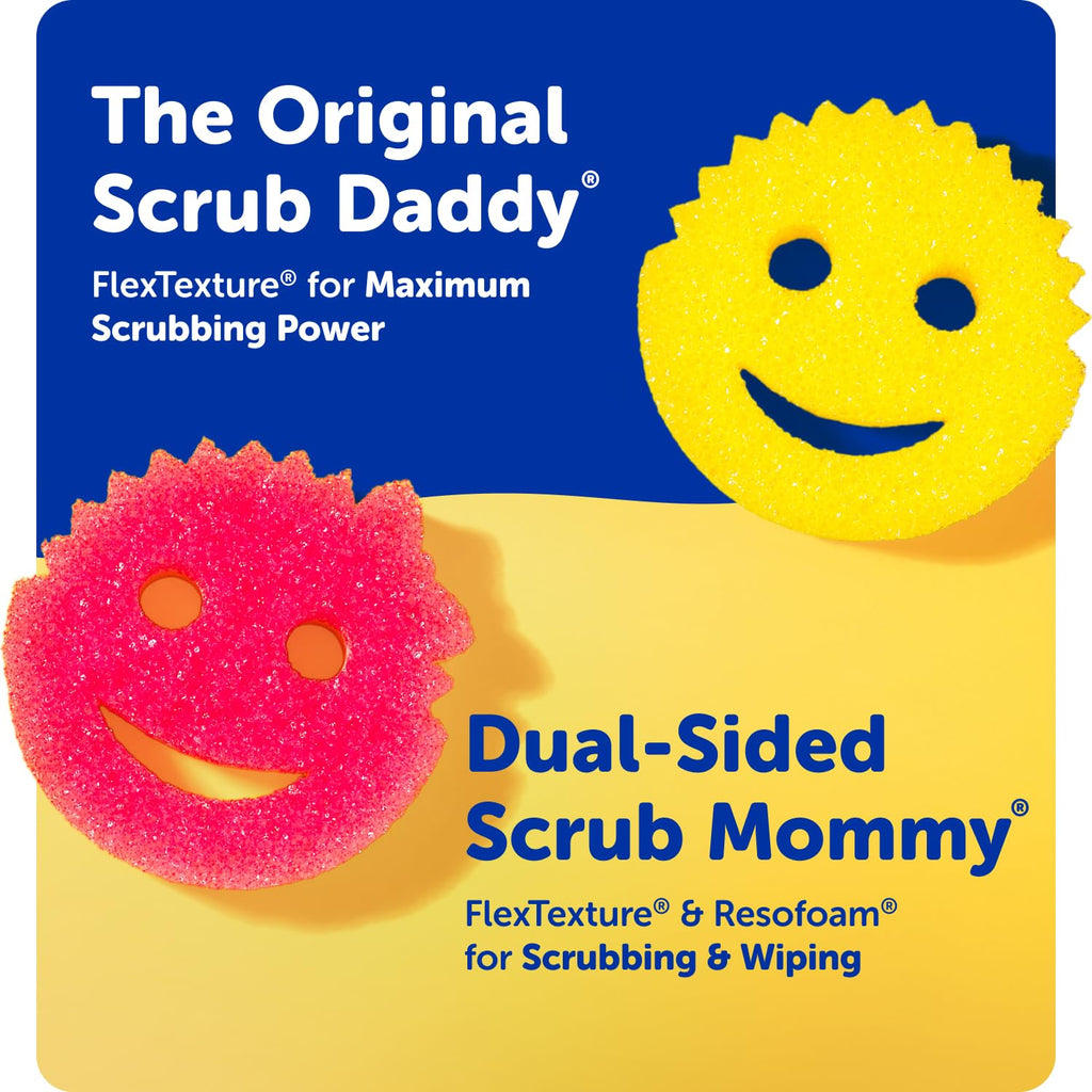 Scrub Mommy Dual-Sided Kitchen Sponge Odor Resistant

