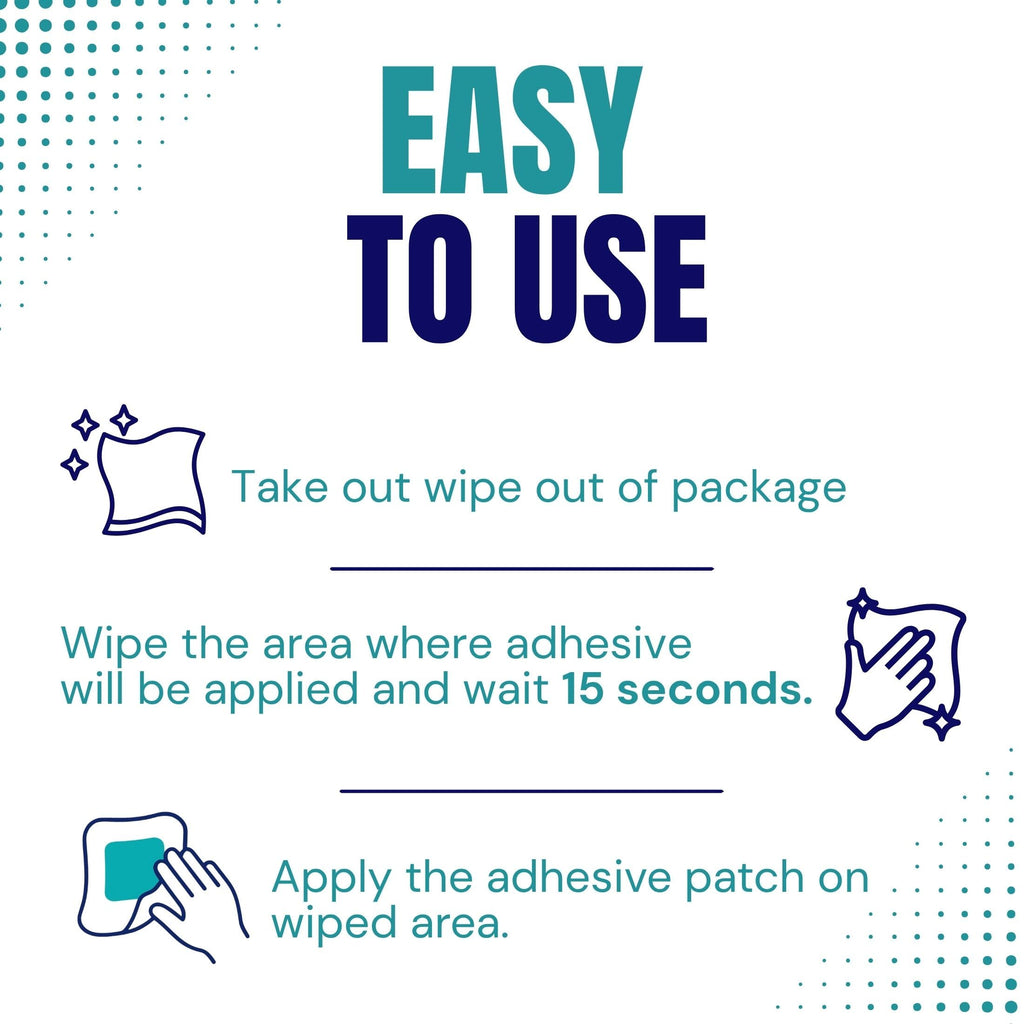 Torbot Skin Tac Adhesive Barrier Wipe - Latex-Free

