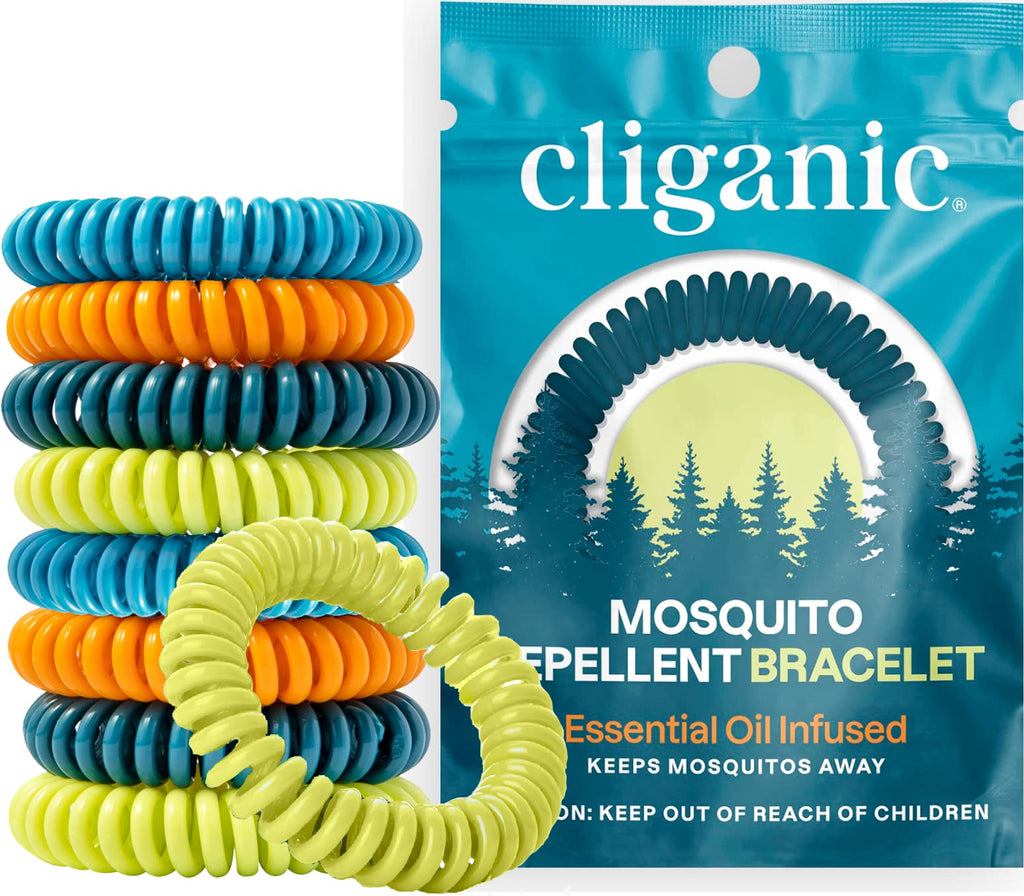 Cliganic Mosquito Bracelets - DEET-Free & Plant-Based

