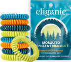 Cliganic Mosquito Bracelets - DEET-Free & Plant-Based

