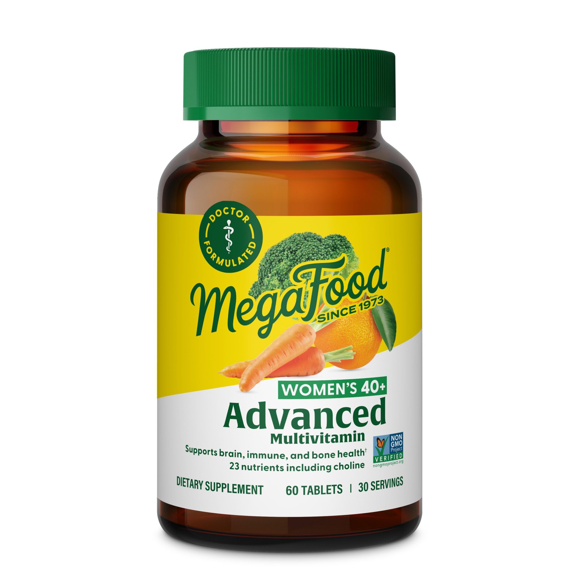 MegaFood Women's 40+ Multivitamin - Real Food, Vegetarian

