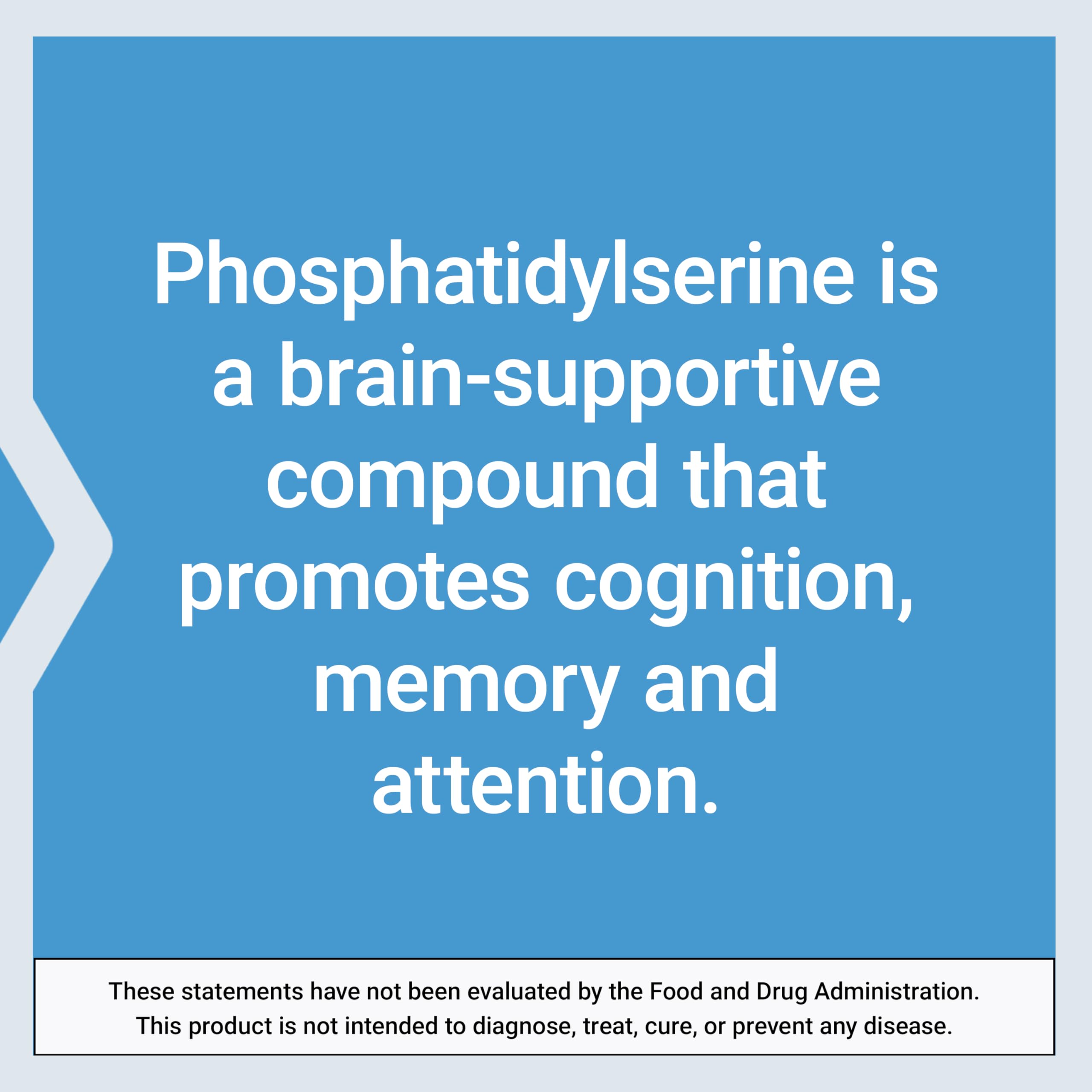Phosphatidylserine PS Caps by Life Extension for Cognition

