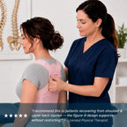 Geno Posture Corrector for Women - Adjustable Back Brace

