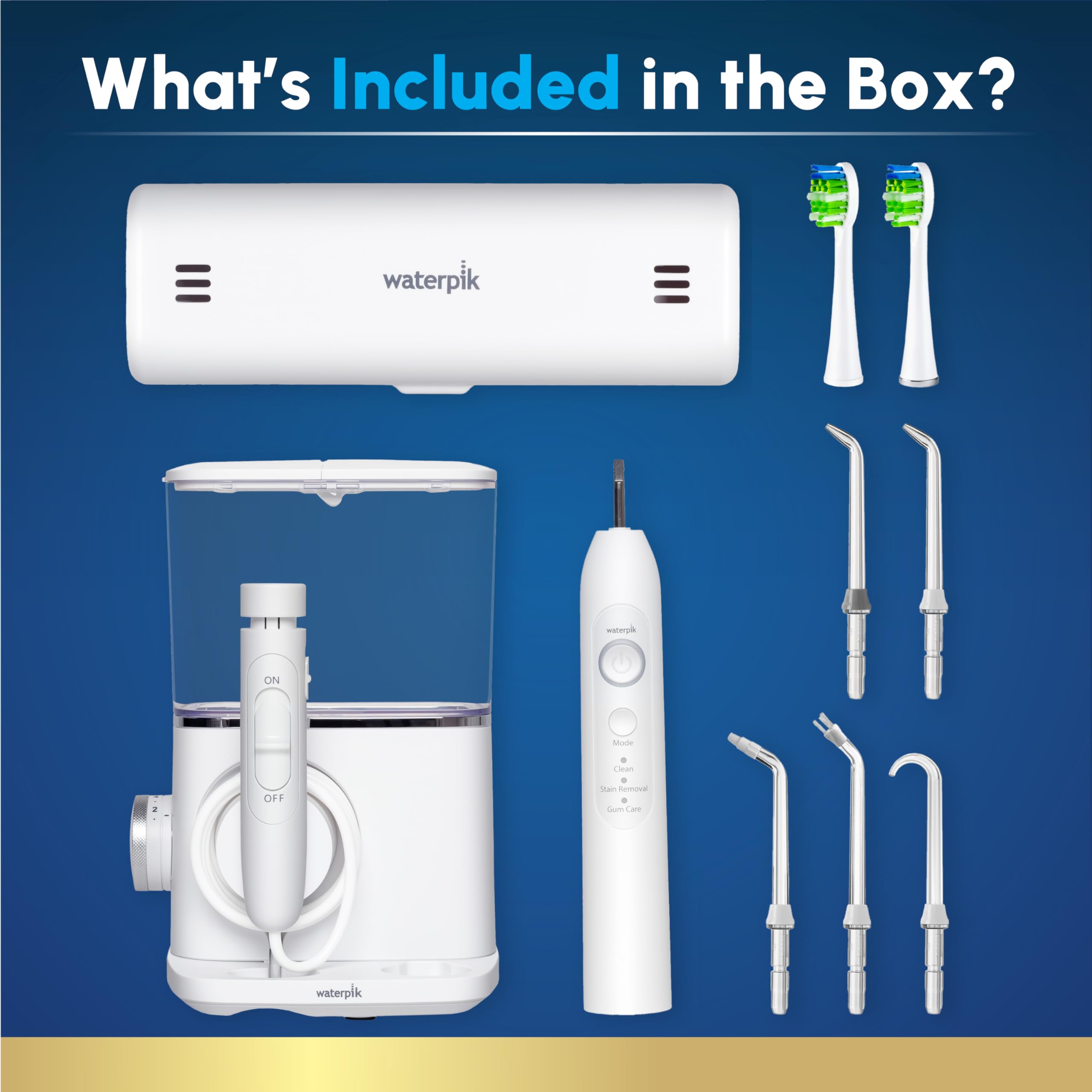 Waterpik Sensonic Complete Care Flosser & Toothbrush Combo

