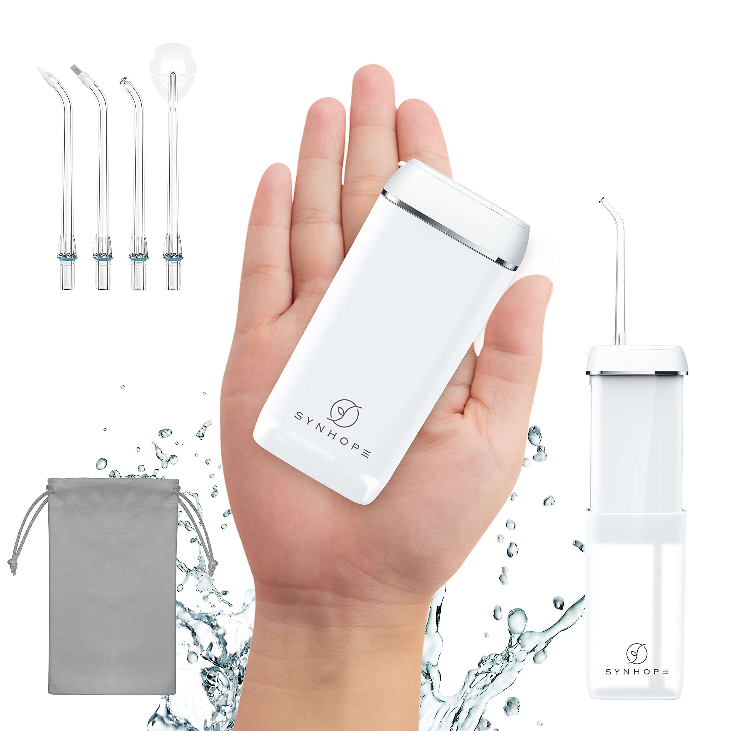 SYNHOPE Water Flosser Portable Cordless Oral Irrigator

