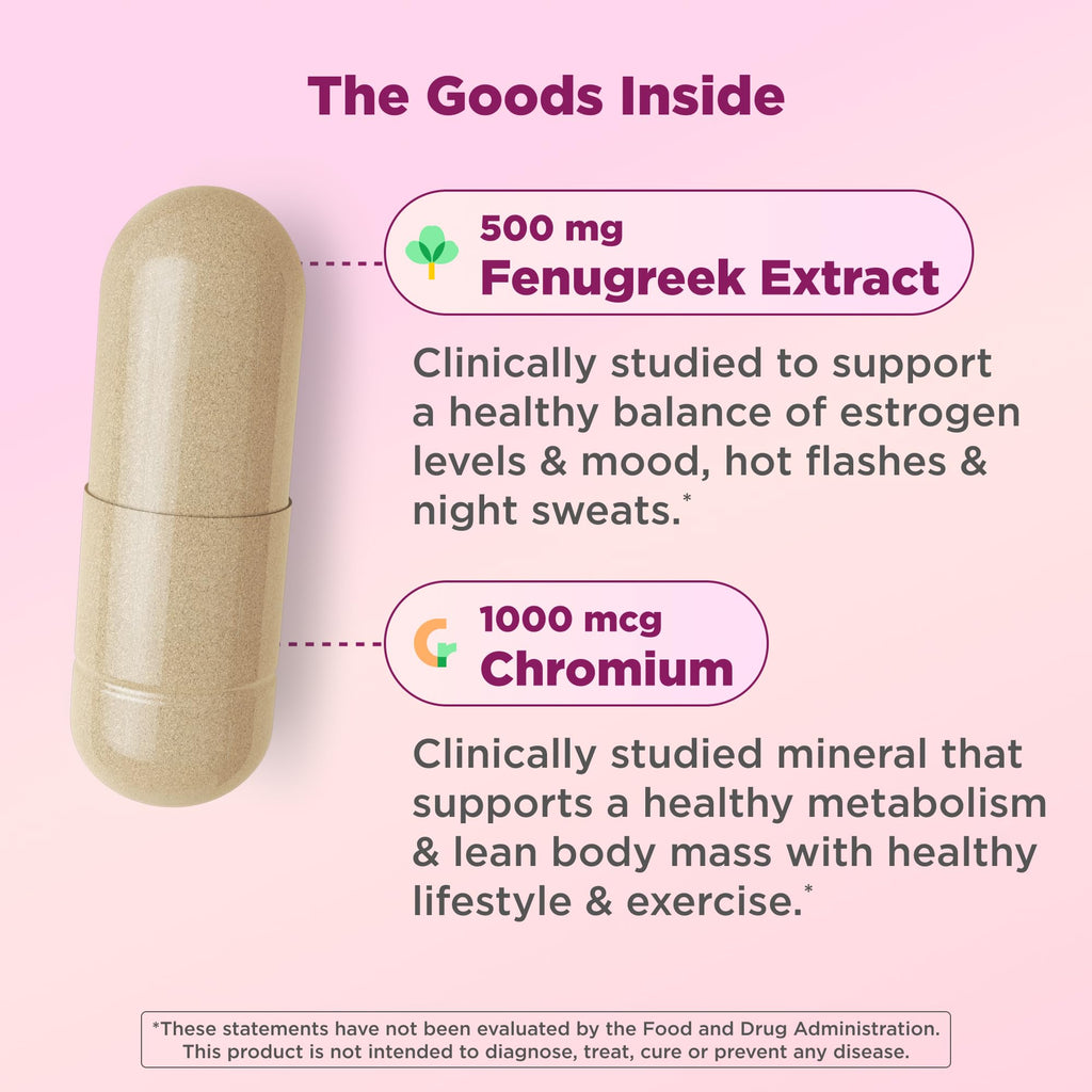 OLLY Balanced Perimeno Capsules for Hormonal Balance

