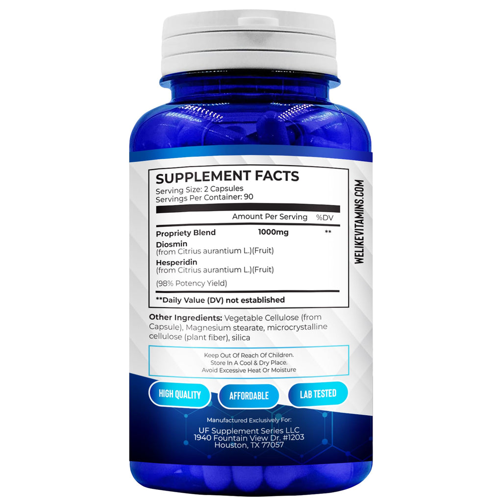 Diosmin Hesperidin Supplement - We Like Vitamins Circulation

