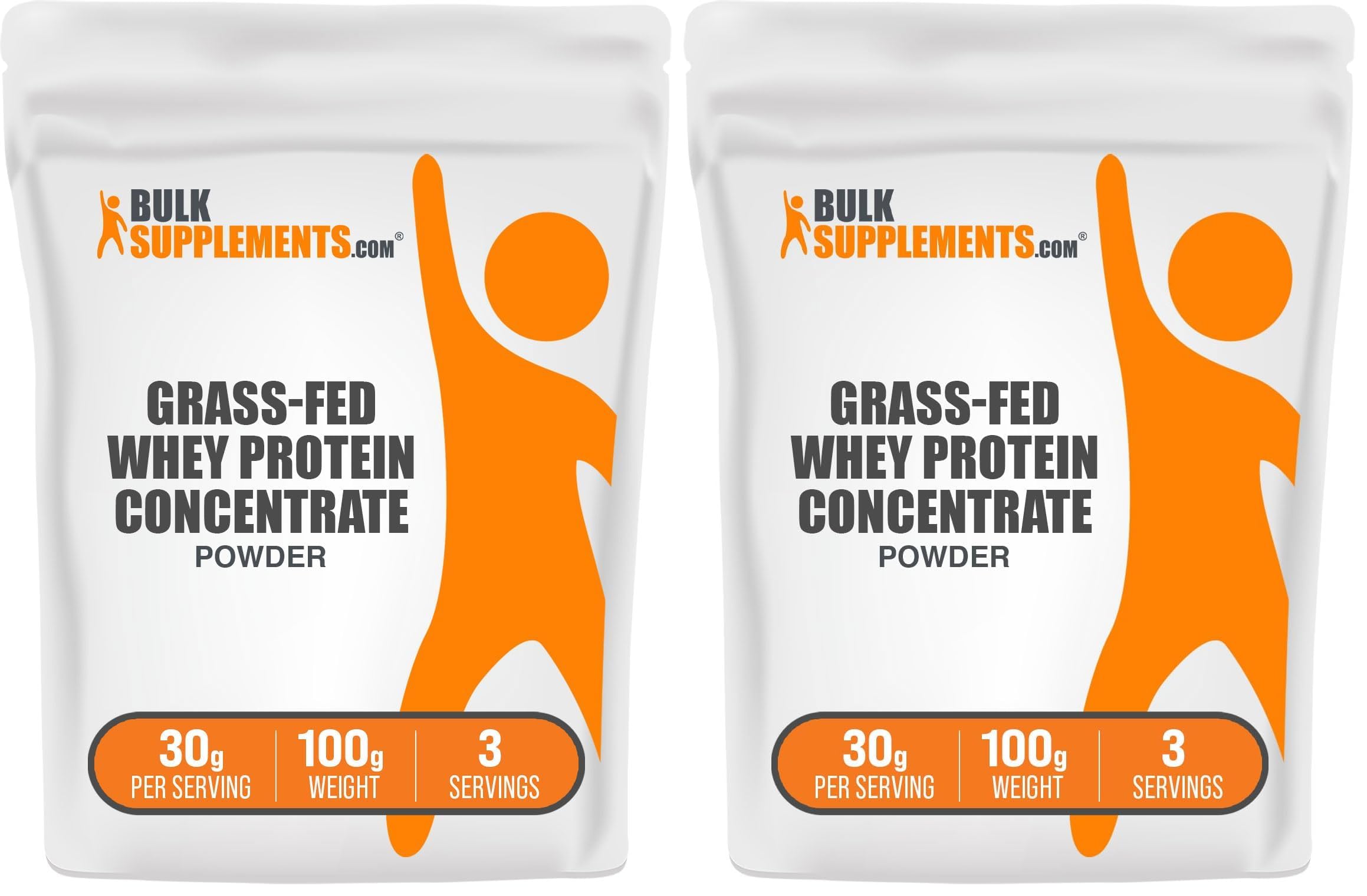 BulkSupplements Grass Fed Whey Protein Powder