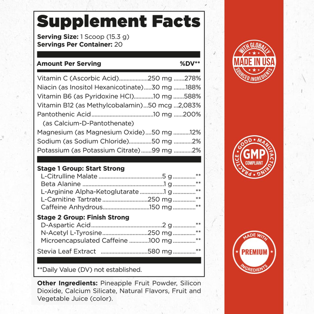 Old School Labs Pre Workout Ultimate 2 Stage Energy & Focus

